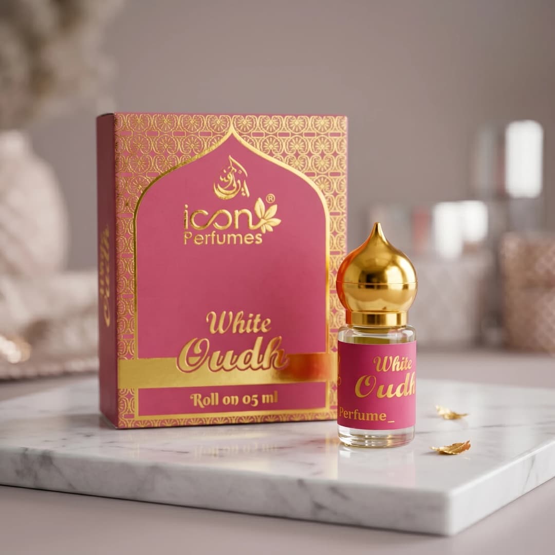 White Oudh Roll On Attar 5ml- icon perfumes